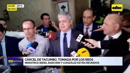 Video: entes del Estado activan comité de crisis tras el motín en Tacumbú