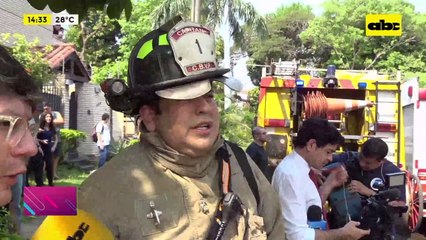 Video: incendio de gran magnitud en Barrio Obrero