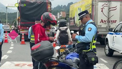 Semana de control vial en Medellín: Más de mil comparendos y 792 inmovilizaciones por infracciones