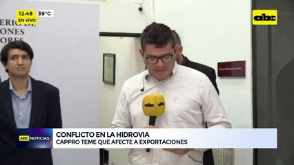 Video: conflicto en la hidrovía