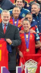 La reacción de Jenni Hermoso al hacerse la foto al lado del Rey