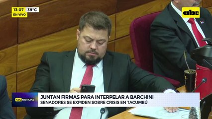 Video: juntan firmas para interpelar a Ángel Barchini