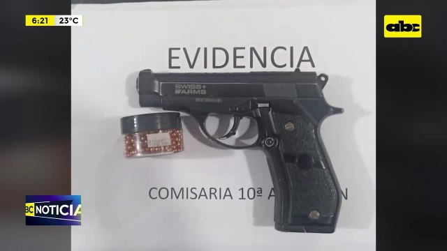 Video: intentaron robar moto y fueron reducidos