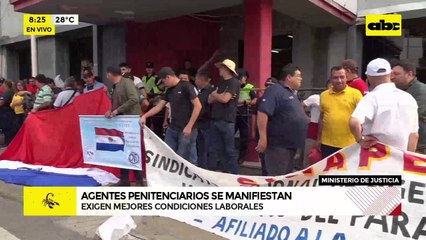 Video: agentes penitenciarios se manifiestan