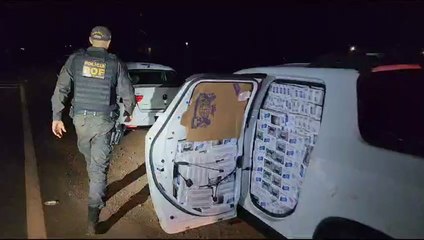 Brasil: Interceptan gran cargamento de cigarrillos de contrabando desde Paraguay