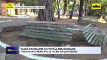 Video:  Plaza capitalina continúa abandonada