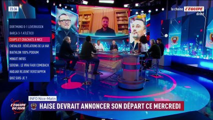 L'entraîneur de l'OGC Nice Franck Haise proche d'un départ - Foot - Ligue 1