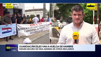 Video: Agentes penitenciarios van a huelga de hambre