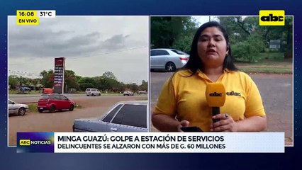 Video: roban G. 65 millones de una estación de servicios en Minga Guazú