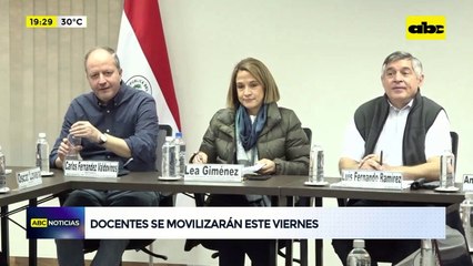 Video: docentes anuncian movilización ante incumplimiento de ampliación
