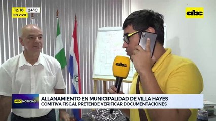 Video: allanamiento en municipalidad de Villa Hayes