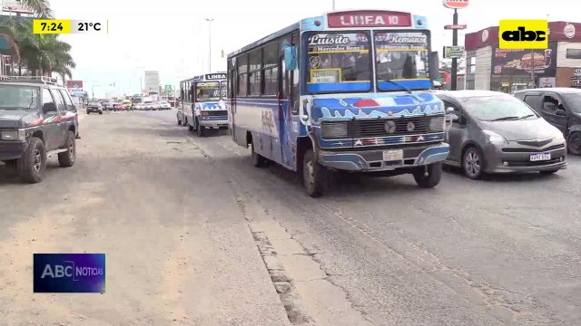 Video: Carriles exclusivos para buses sobre Transchaco