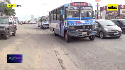 Video: Carriles exclusivos para buses sobre Transchaco