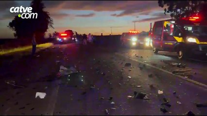 Acidente entre quatro veículos deixa um homem morto na BR 369