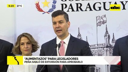 “Aumentazos” para legisladores: Peña habló de extorsión para aprobarlo
