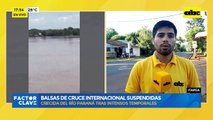 Itapúa: balsas de cruce internacional suspendidas