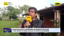 Ayolas: municipalidad suspende almuerzo escolar