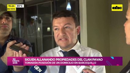 Video: siguen allanando propiedades del Clan Pavão