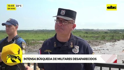 Video: Intensa búsqueda de militares desaparecidos