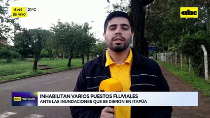 Video: Inhabilitan varios puestos fluviales