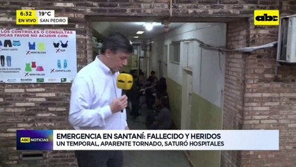 Video: Hospital Regional de Santaní quedó saturado tras temporal