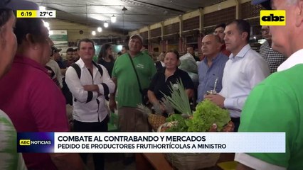 Video: combate al contrabando y mercados