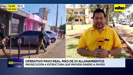 Operativo Pavo Real: más de 20 allanamientos