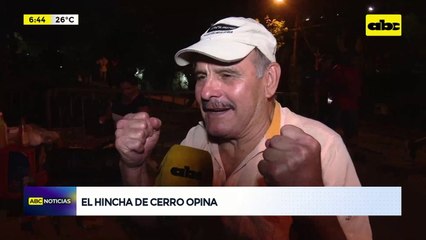 Video: el hincha de Cerro Porteño opina tras el empate