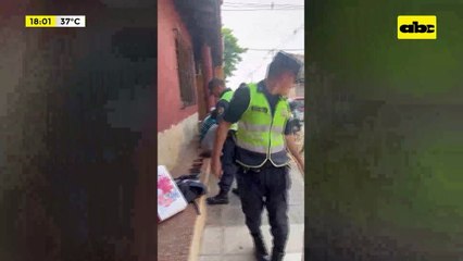 Video: capturan a cuatro ‘’descuidistas’' en San Lorenzo