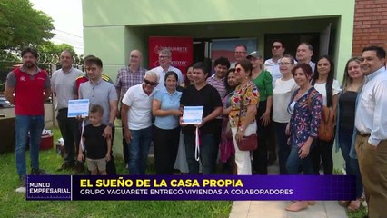 El sueño de la casa propia: Grupo Yaguarete entregó viviendas a colaboradores