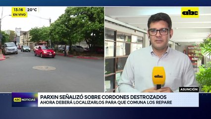 Video: Parxin señalizó sobre cordones destrozados