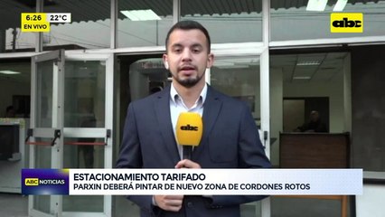 Estacionamiento tarifado: Parxin deberá pintar de nuevo zona de cordones rotos