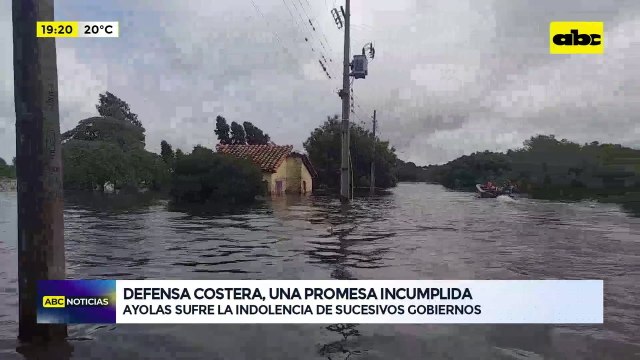 Ayolas: defensa costera, una promesa incumplida