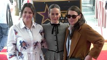 Melanie Lynskey and Clea DuVall attend Sarah Paulson's Hollywood Walk of Fame star unveiling ceremony