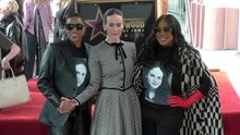 Jessica Betts and Niecy Nash attend Sarah Paulson's Hollywood Walk of Fame star unveiling ceremony