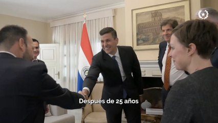 Santiago Peña presidente de la República sobre autorización de exportación de carne vacuna paraguaya a Estados Unidos
