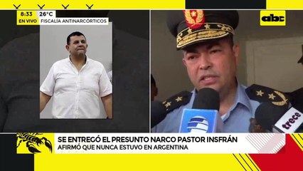 Video: se entregó José Insfrán, buscado por el caso A Ultranza Py