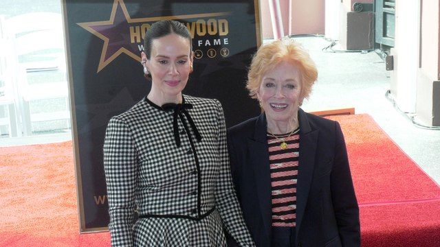 Holland Taylor attends Sarah Paulson's Hollywood Walk of Fame star unveiling ceremony