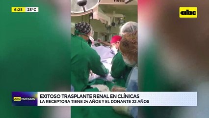 Video: Exitoso trasplante renal en Clínicas