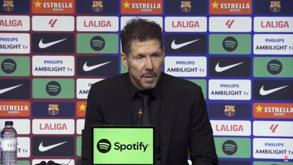 Simeone: "Julián es una persona y puede tener malos días"