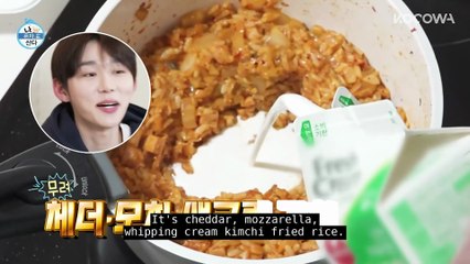 Seo Bum June's Cheesy Kimchi Fried Rice Shocks The Panel 🤯 ｜ Home Alone EP624 ｜ KOCOWA+