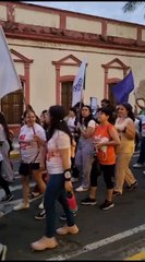 Marcha del 25N en Asunción