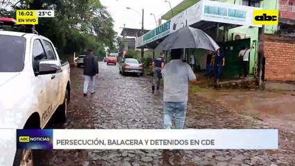 Video: persecución, balacera y detenidos en CDE