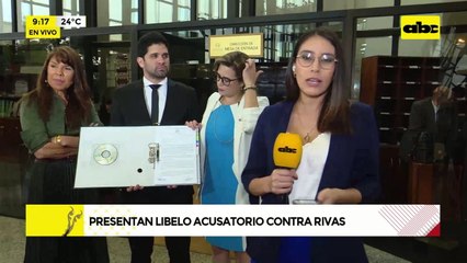 Video: Presentan libelo acusatorio contra Rivas