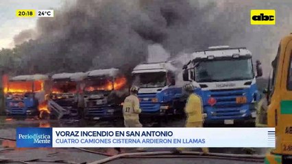 Video: voraz incendio en San Antonio