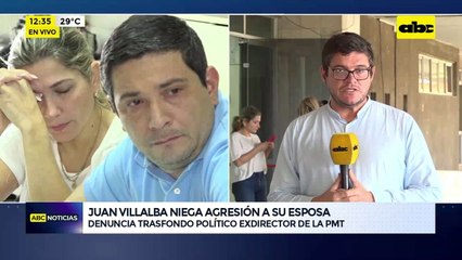 Video: Juan Villalba niega agresión a su esposa