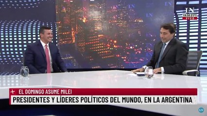 Entrevista del presidente Santiago Peña en el medio argentino La Nación
