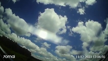 Imágenes Captada Desde El Interior Del Vehículo Atropellado