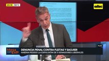 Denuncia penal contra Fleitas y Saguier: habían pedido la expulsión de 5 senadores liberales