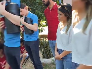 Escrache A La Concejal Sol Núñez, Hija De Bachi